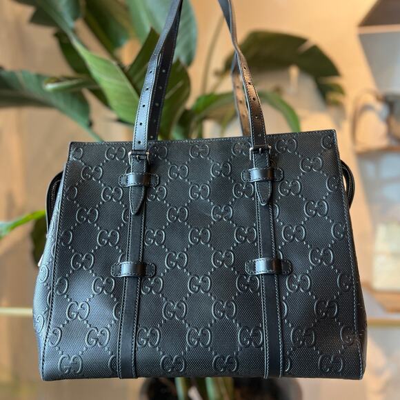 GUCCI GG Embossed Tote - Picture 2 of 16